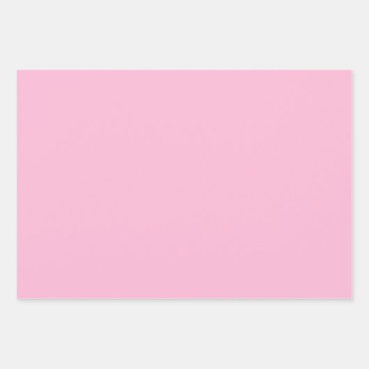 Feuille De Papier Cadeau Coton Candy couleur solide (Devant)