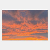 Feuille De Papier Cadeau Coucher de soleil (Devant 2)