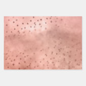 Feuille De Papier Cadeau Coucher de soleil rose doré sur un nuage (Devant)