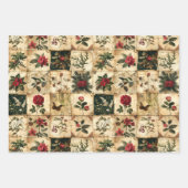 Feuille De Papier Cadeau Couette de Noël (Devant 3)