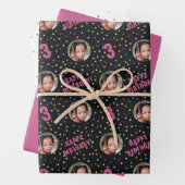 Feuille De Papier Cadeau Couleur agréable (En situation)