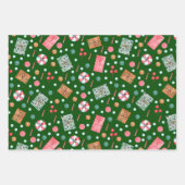 Feuille De Papier Cadeau couleur aquarelle coloré (Devant)