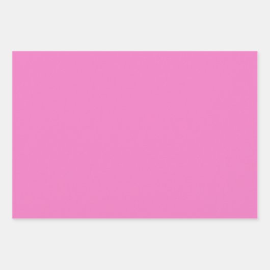 Feuille De Papier Cadeau Couleur claire hydrangée rose (Devant 2)