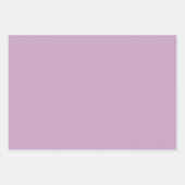 Feuille De Papier Cadeau Couleur claire Lavender Rose (Devant)