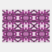 Feuille De Papier Cadeau Couleur de perspective dégradé violet Dessin rempl (Devant 2)