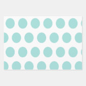 Feuille De Papier Cadeau Couleur mousse de mer moderne polyvalente (Devant 3)