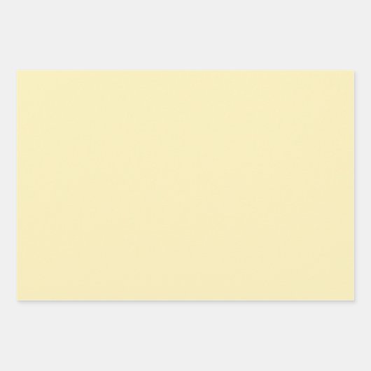 Feuille De Papier Cadeau Couleur Pastel (Devant)