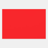 Feuille De Papier Cadeau Couleur rouge de Noël brillante (Devant)