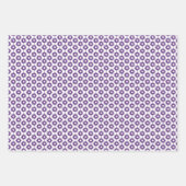 Feuille De Papier Cadeau Couleur solide Améthyste violet (Devant 2)