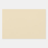 Feuille De Papier Cadeau Couleur solide blanche hollandaise (Devant)