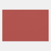 Feuille De Papier Cadeau Couleur solide Brown douce (Devant 3)