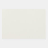 Feuille De Papier Cadeau Couleur solide de la colombe blanche (Devant)
