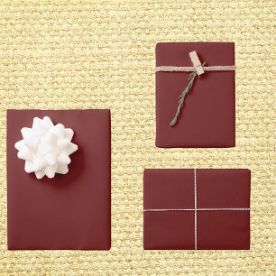Feuille De Papier Cadeau Couleur solide de prune persane