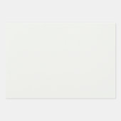 Feuille De Papier Cadeau Couleur solide dentelle Chantilly (Devant)