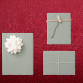 Feuille De Papier Cadeau Couleur solide Désert Sage