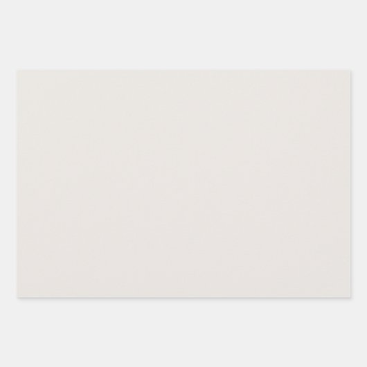 Feuille De Papier Cadeau Couleur solide enneigée (Devant 3)