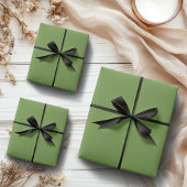 Feuille De Papier Cadeau Couleur solide Limeade | Classique | Élégant