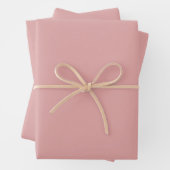 Feuille De Papier Cadeau Couleur solide rose (En situation)