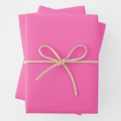 Feuille De Papier Cadeau Couleur solide rose chaud (En situation)