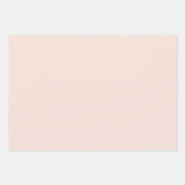 Feuille De Papier Cadeau Couleur solide rose pâle F8E3DA (Devant 2)