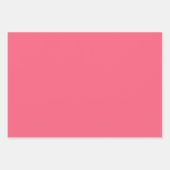Feuille De Papier Cadeau Couleur solide rose rose (Devant 2)