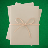 Feuille De Papier Cadeau Couleur solide Tan Plus Douce