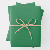 Feuille De Papier Cadeau Couleur solide vert mer (En situation)