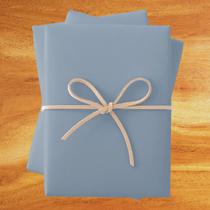 Feuille De Papier Cadeau Couleur uni bleu foncé