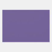Feuille De Papier Cadeau Couleur uni violet ultra violet (Devant)