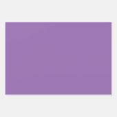 Feuille De Papier Cadeau Couleur violette de l'orchidée d'Améthyste (Devant 2)