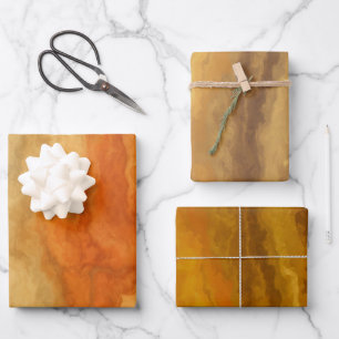 Feuille De Papier Cadeau Couleurs Canyon Sud-Ouest Terreux Naturel