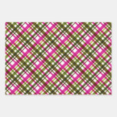 Feuille De Papier Cadeau Couleurs de Noël utilisées (Devant 3)