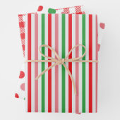 Feuille De Papier Cadeau Couleurs de pastèque d'été (En situation)