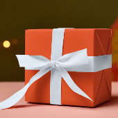 Feuille De Papier Cadeau Couleurs de tendance - Couleur rouge flamme - Soli