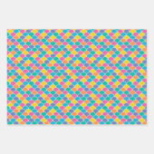 Feuille De Papier Cadeau Couleurs été (Devant 3)