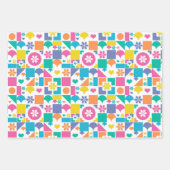 Feuille De Papier Cadeau Couleurs été (Devant)