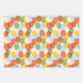 Feuille De Papier Cadeau Couleurs naturelles blanchies au soleil Motif mixt (Devant)