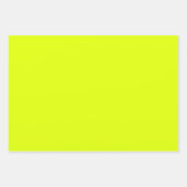 Feuille De Papier Cadeau couleurs néon solides (Devant 2)