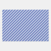 Feuille De Papier Cadeau Couleurs tendance - Couleur bleu bijou - Motif (Devant 2)