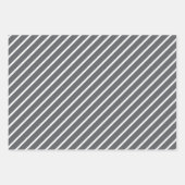 Feuille De Papier Cadeau Couleurs tendance - Couleur gris ardoise - Motif (Devant 2)