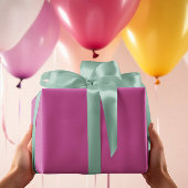 Feuille De Papier Cadeau Couleurs Trend - Couleur Berry - Solide