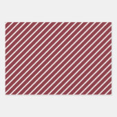 Feuille De Papier Cadeau Couleurs Trend - Couleur Rouge Crimson - Motif (Devant 2)