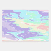 Feuille De Papier Cadeau Couleurs Unicorne (Devant 3)