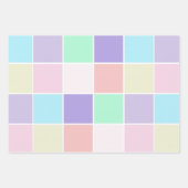 Feuille De Papier Cadeau Couleurs Unicorne (Devant)