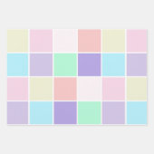 Feuille De Papier Cadeau Couleurs Unicorne (Devant 3)