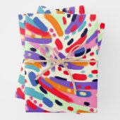 Feuille De Papier Cadeau Couleurs Viva ! (En situation)