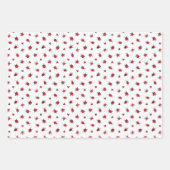 Feuille De Papier Cadeau Coupable Ladybugs Noirs Joyeux Anniversaire Enfan (Devant 2)