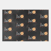 Feuille De Papier Cadeau Coupe de plaisir, deuxième anniversaire (Devant 2)