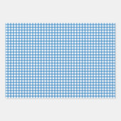 Feuille De Papier Cadeau Coupe rose violet bleu En vichy Motif (Devant 3)