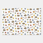 Feuille De Papier Cadeau Coupe S’mores Camper Fire Joyeux Anniversaire (Devant 2)